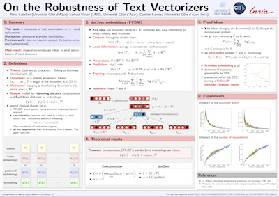 On the Robustness of Text Vectorizers