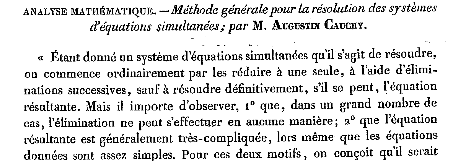 Cauchy’s original 1847 description of gradient descent.